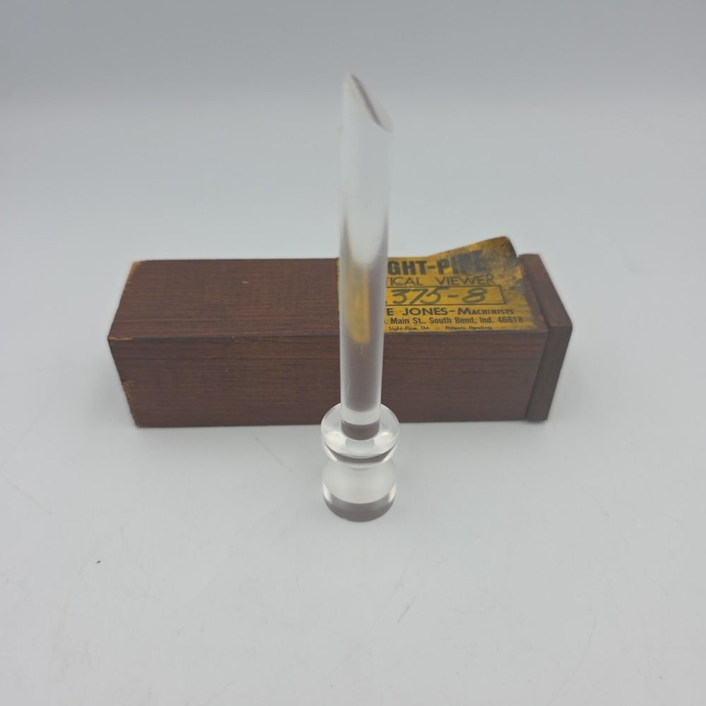 Dave Jones Machinists Sight Pipe Optical Viewer 375-8 RARE